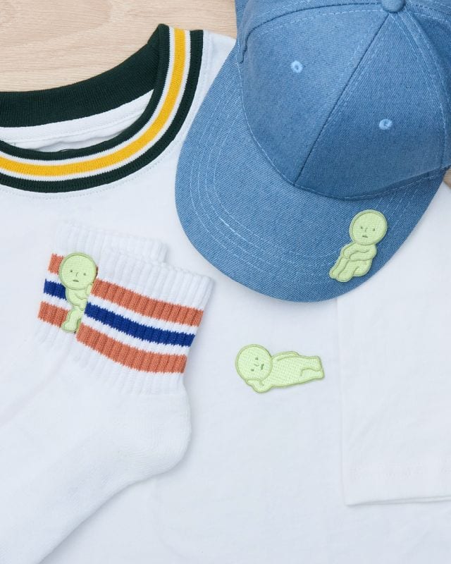 smiski embroidery sticker socks tees hat